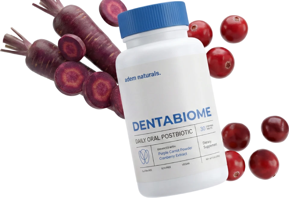 DentaBiome oral health supplement for daily teeth, gum and fresh breath support